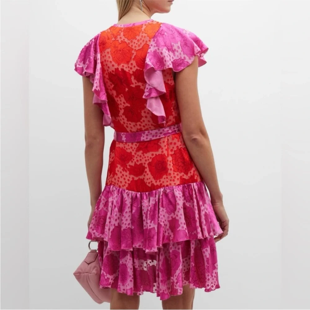 Le Superbe Aurora Flora Lil Flirt Ruffle Mini Dress - Picture 8 of 16